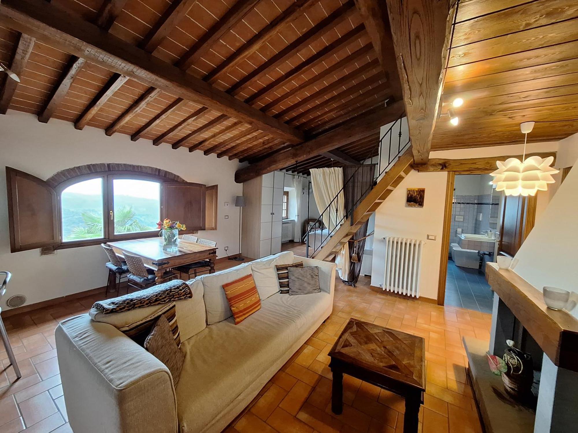 Апартаменты Casa Del Tramonto Чивителла-ин-Валь-ди-Кьяна Экстерьер фото