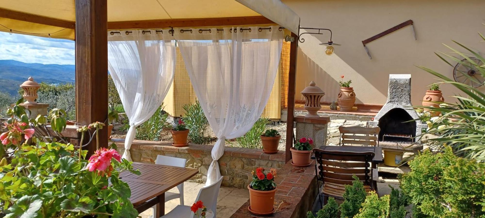 Апартаменты Casa Del Tramonto Чивителла-ин-Валь-ди-Кьяна Экстерьер фото